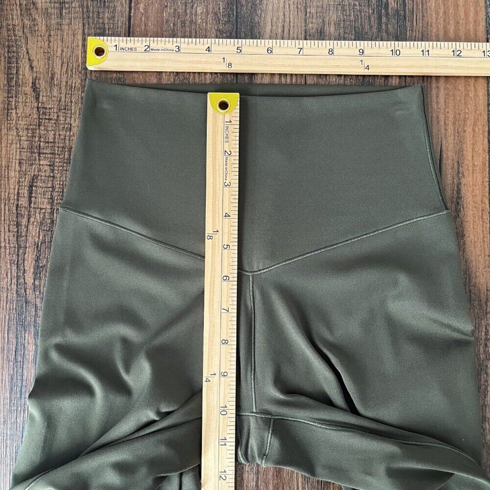 Aerie Offline Real Me 7/8 Legging Hi Rise Stretchy Soft Comfy Size Medium Olive - Picture 11 of 14